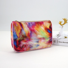 Multicolor Digital Printing Design Makeup Toiletry Bag Women Luxury Travel Bag Personalizado Neceser Rosa